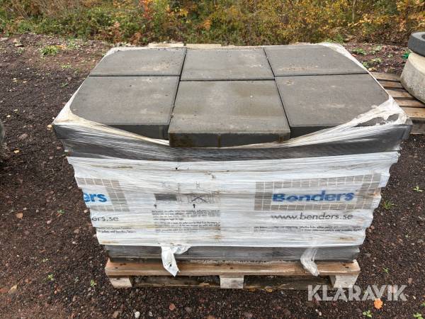 Plattor Benders 345x345x50 mm 1 st pall (84 st)