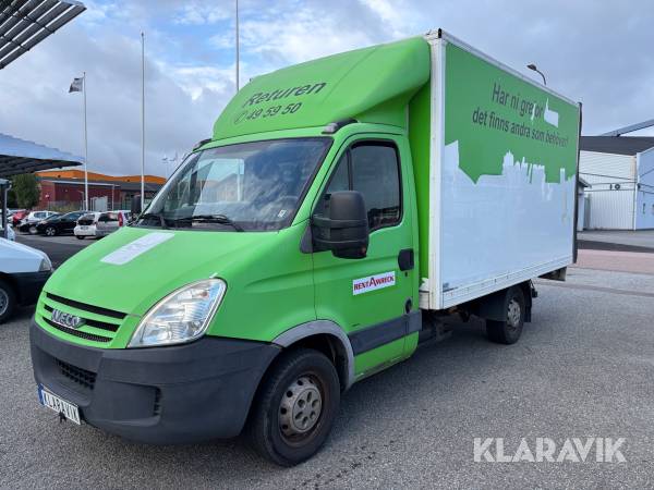 Lätt lastbil Iveco Daily 35C14 CNG bakgavellyft