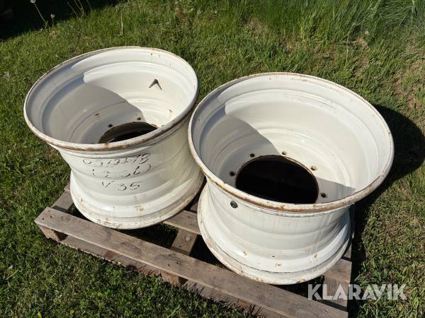 Fälgar fram 2 st 16x22.5"