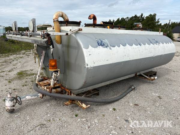 Vattentank aluminium Bilindustri I Lerum AB 12000L