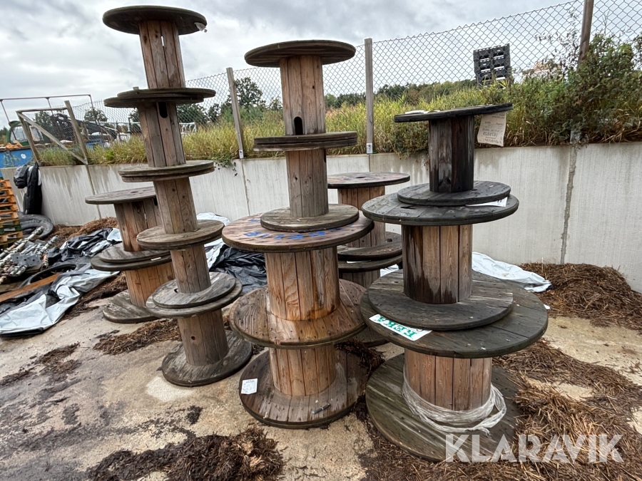 Kabeltrummor i diverse storlekar 29st