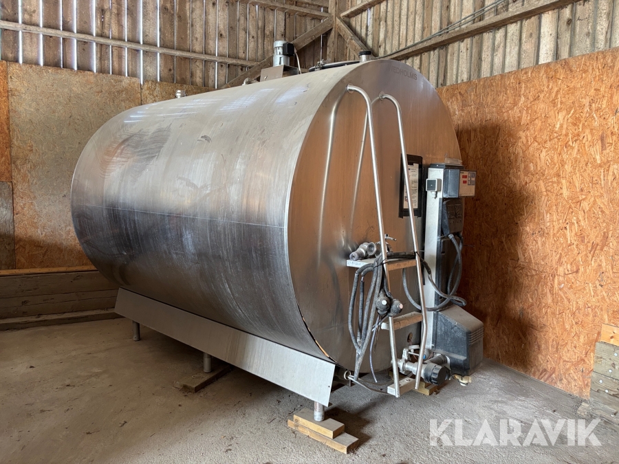 Mjölktank med kylaggregat Wedholms