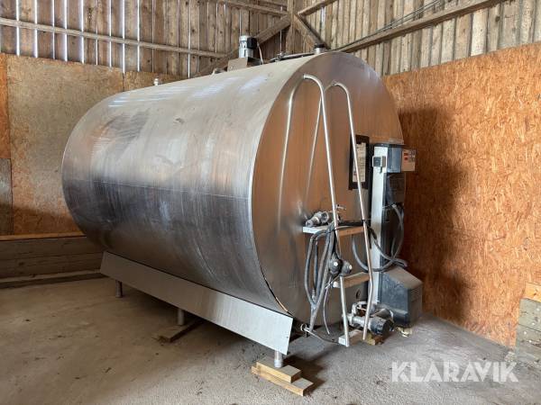 Mjölktank med kylaggregat Wedholms