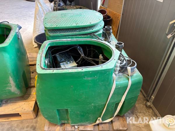 Pumpstationer/pumpbrunnar för avloppsvatten Dab 2st