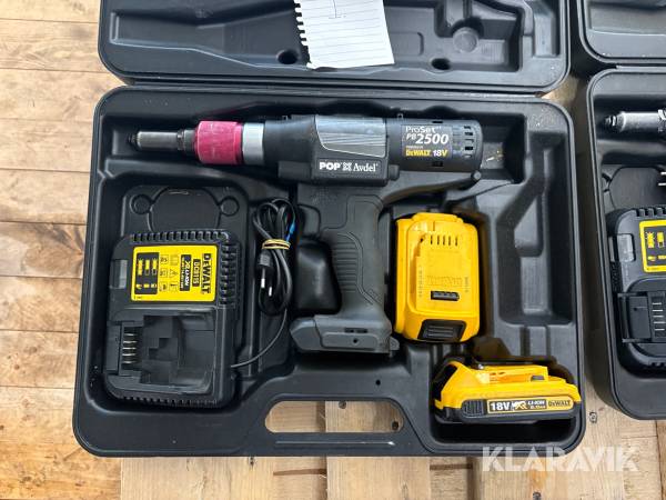 Popnitpistol Dewalt PB2500 18v