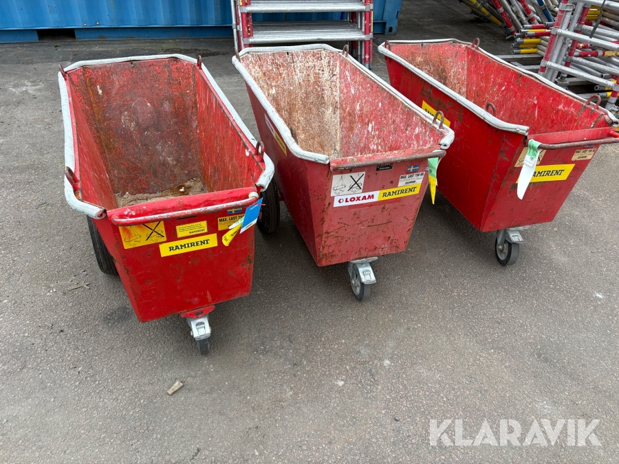 Fodervagn 3 st Starke Arvid 14000