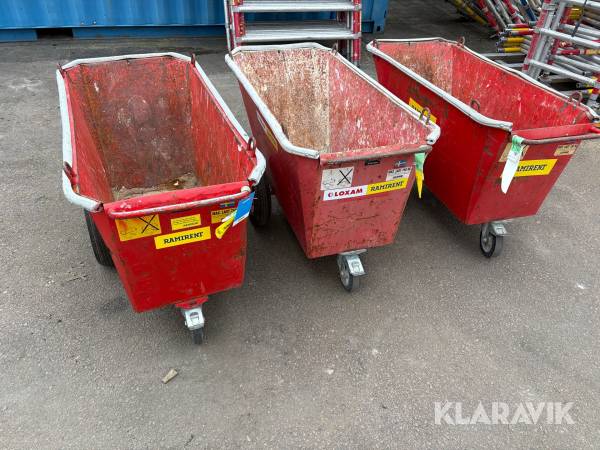 Fodervagn 3 st Starke Arvid 14000