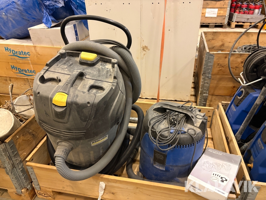 Dammsugare 2 st Kärcher & Nilfisk