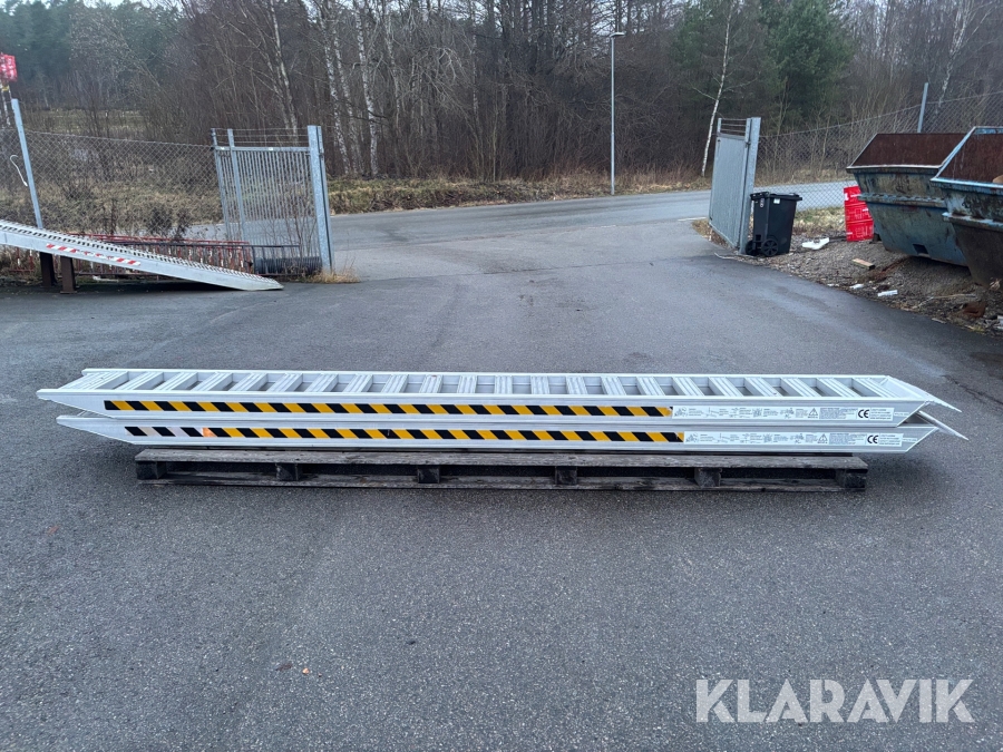 Aluminiumramper 4500mm 2st