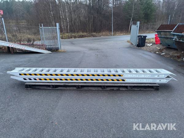 Aluminiumramper 4500mm 2st