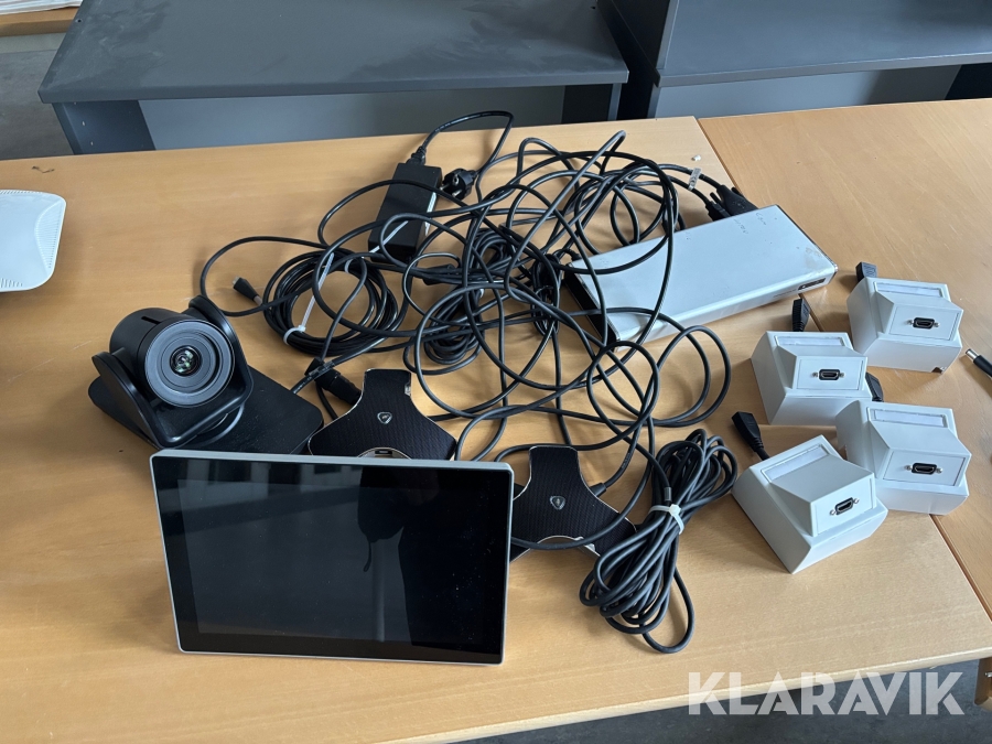 Kamera med display Polycom MPTZ-11 med högtalare