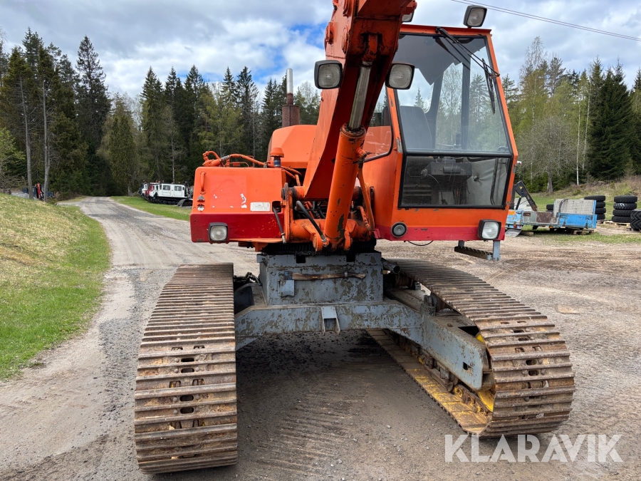Bandgrävare Atila 1202 med 3 st skopor och trailer