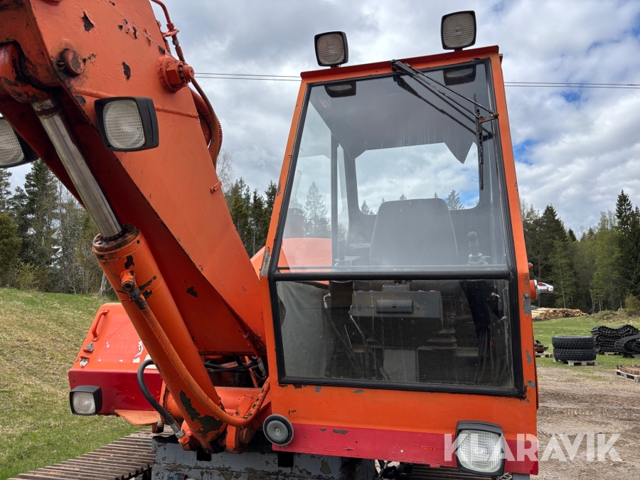 Bandgrävare Atila 1202 med 3 st skopor och trailer