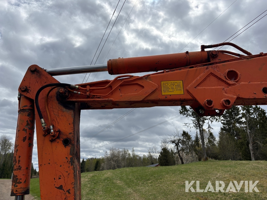 Bandgrävare Atila 1202 med 3 st skopor och trailer