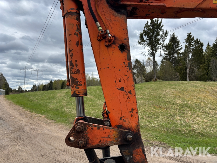 Bandgrävare Atila 1202 med 3 st skopor och trailer