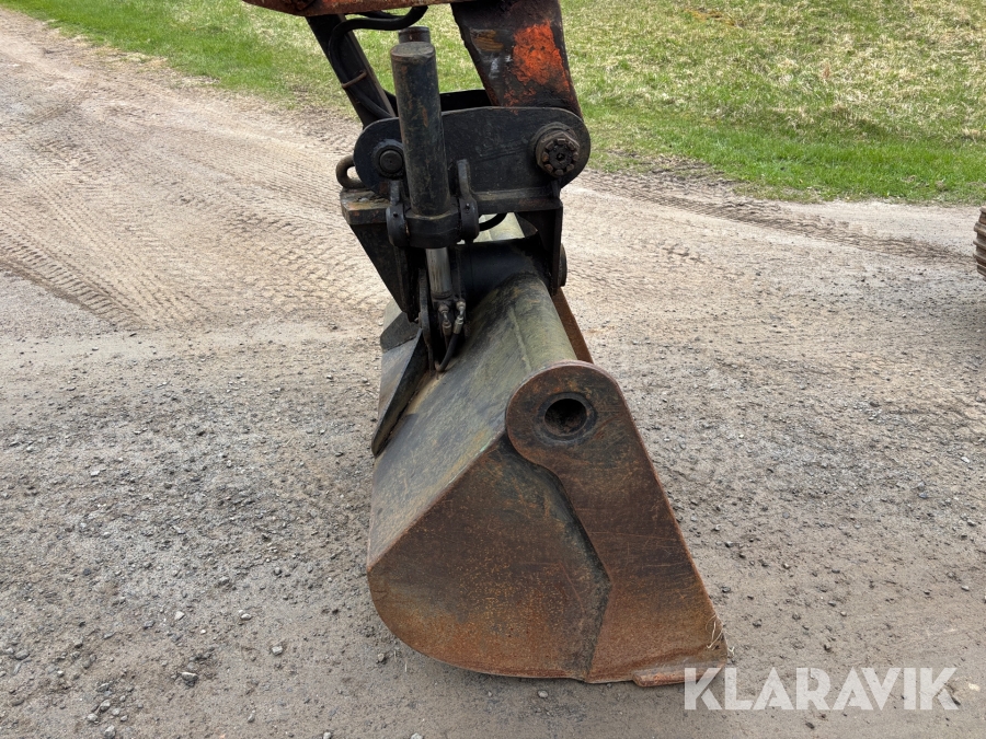 Bandgrävare Atila 1202 med 3 st skopor och trailer