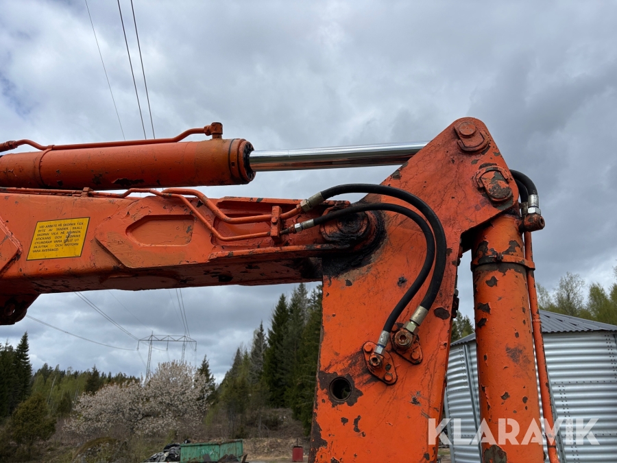 Bandgrävare Atila 1202 med 3 st skopor och trailer