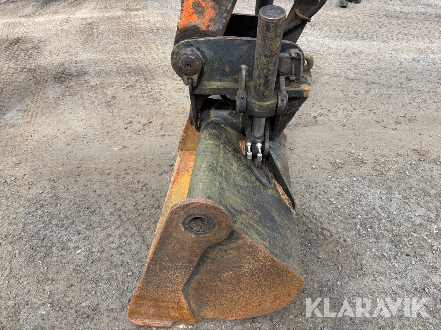 Bandgrävare Atila 1202 med 3 st skopor och trailer