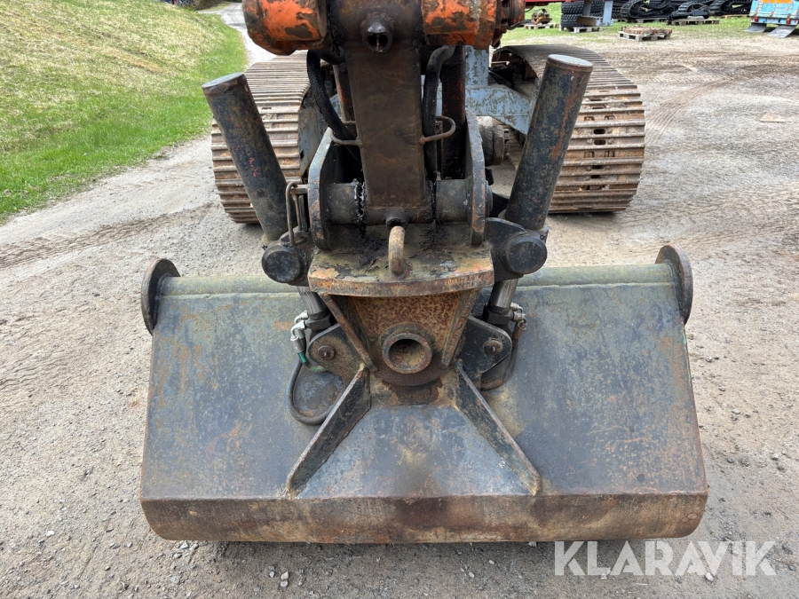 Bandgrävare Atila 1202 med 3 st skopor och trailer