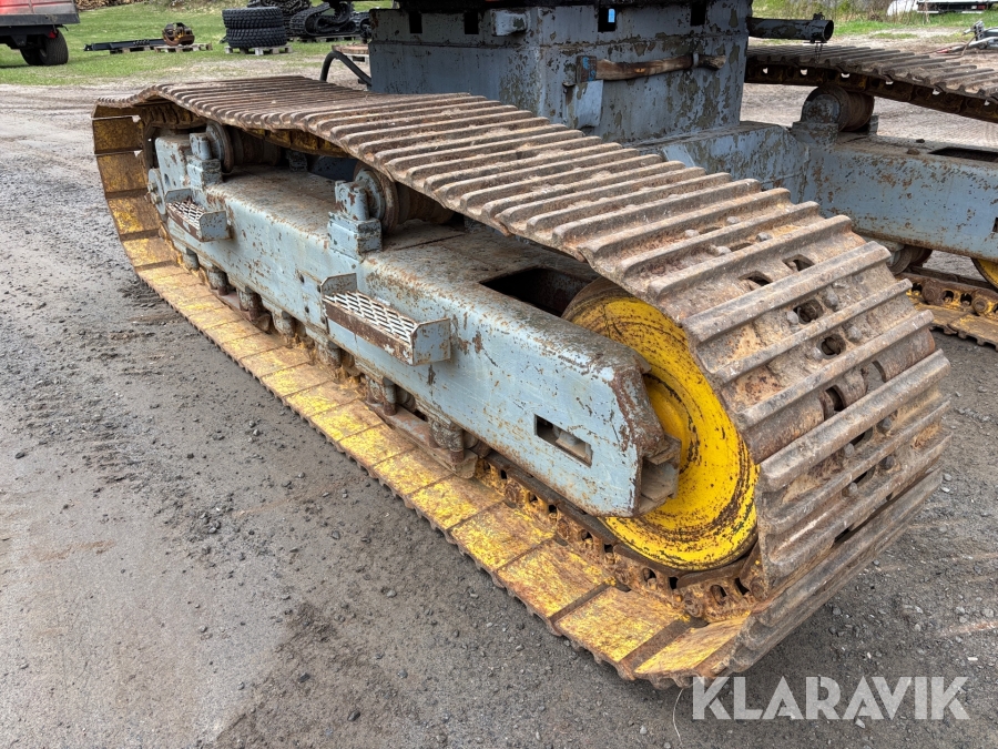 Bandgrävare Atila 1202 med 3 st skopor och trailer