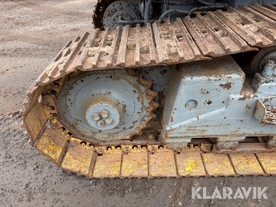 Bandgrävare Atila 1202 med 3 st skopor och trailer