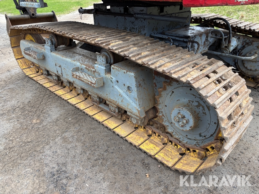 Bandgrävare Atila 1202 med 3 st skopor och trailer