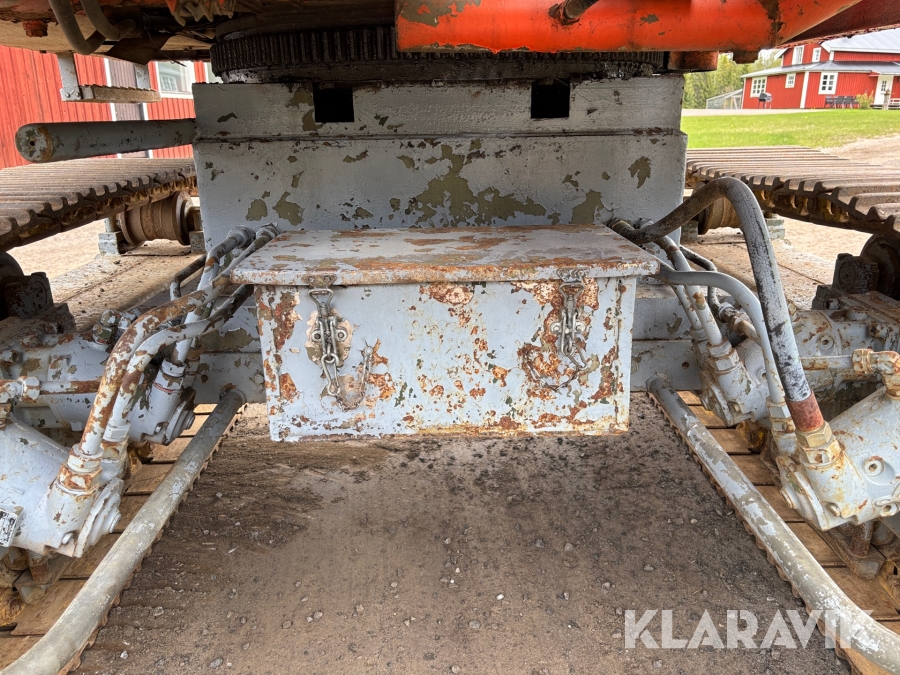 Bandgrävare Atila 1202 med 3 st skopor och trailer