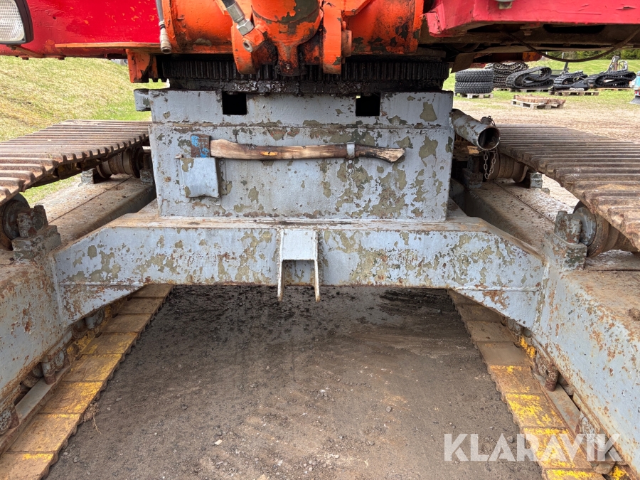 Bandgrävare Atila 1202 med 3 st skopor och trailer