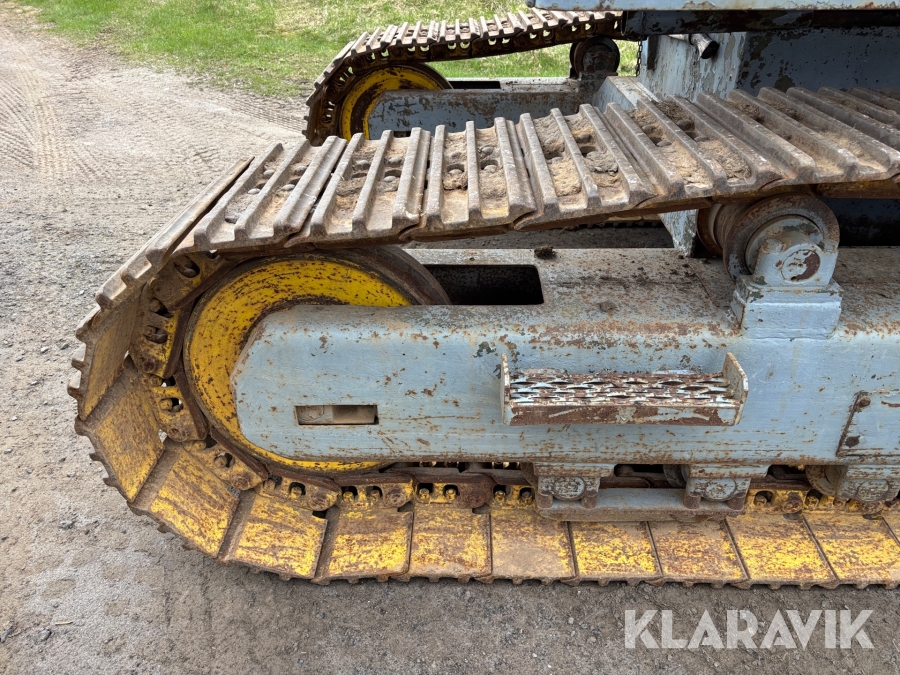 Bandgrävare Atila 1202 med 3 st skopor och trailer