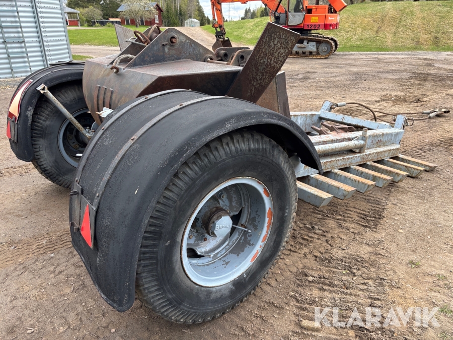 Bandgrävare Atila 1202 med 3 st skopor och trailer