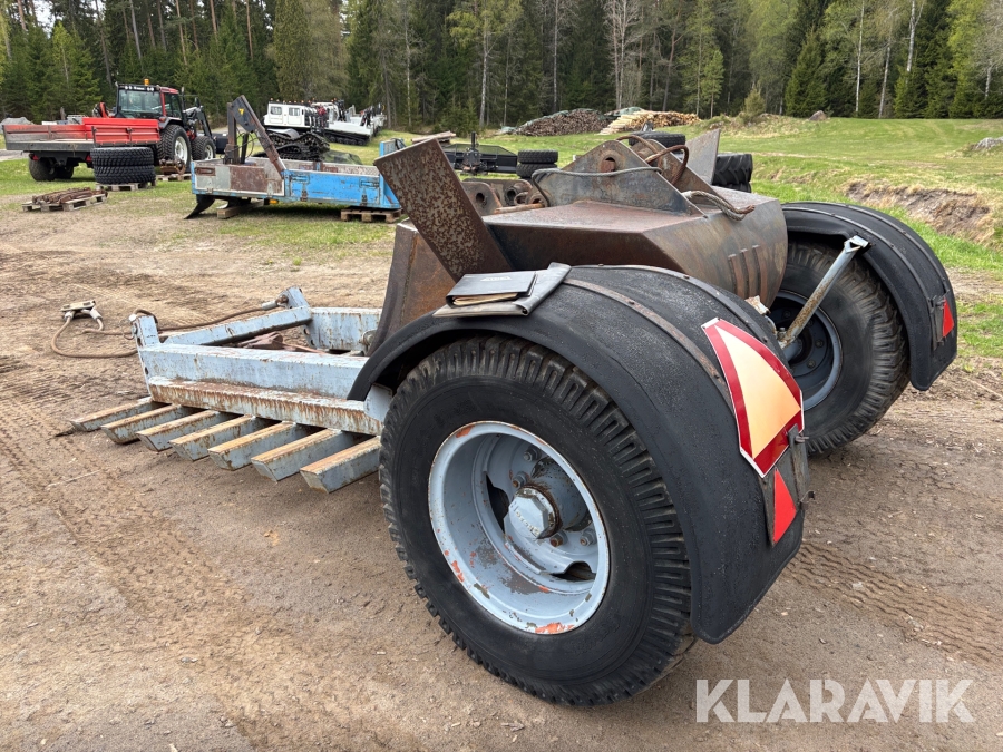 Bandgrävare Atila 1202 med 3 st skopor och trailer