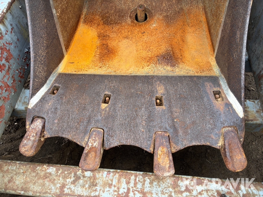 Bandgrävare Atila 1202 med 3 st skopor och trailer