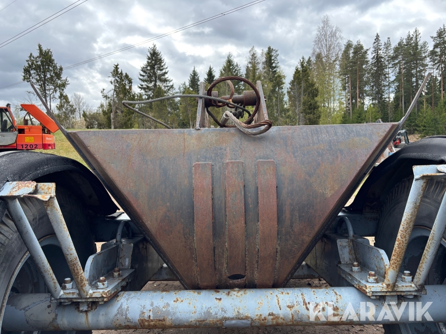 Bandgrävare Atila 1202 med 3 st skopor och trailer