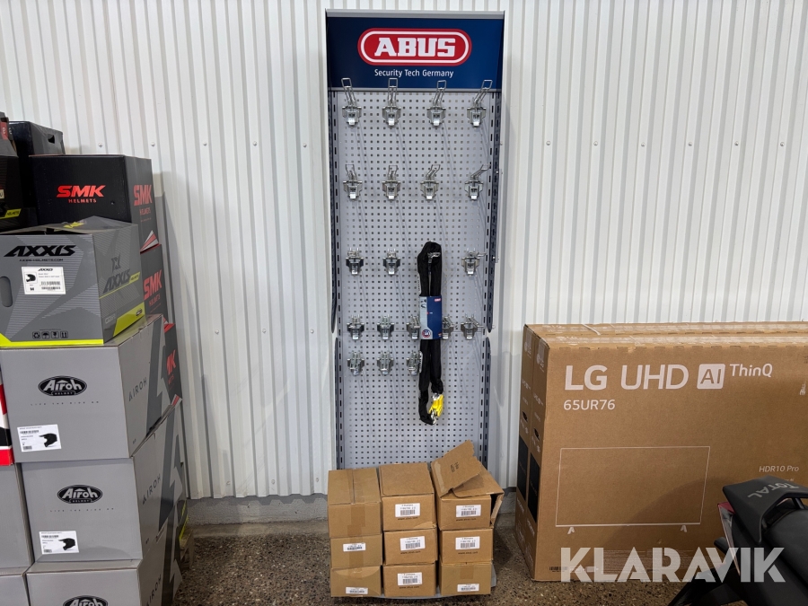 Butiksställ med kättinglås ABUS