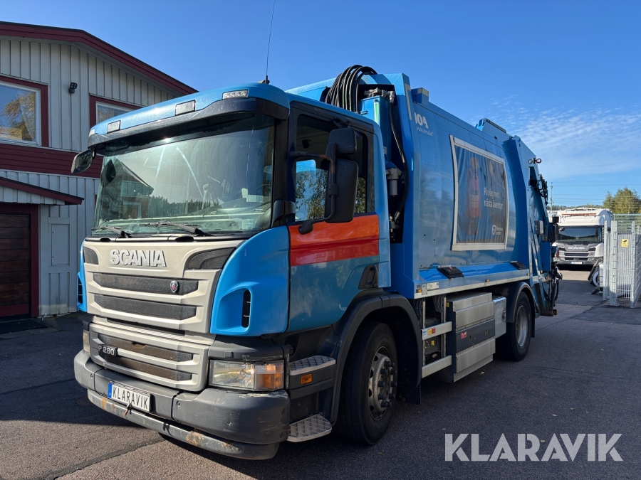Sopbil Scania P280 4x2 gasbil Joab