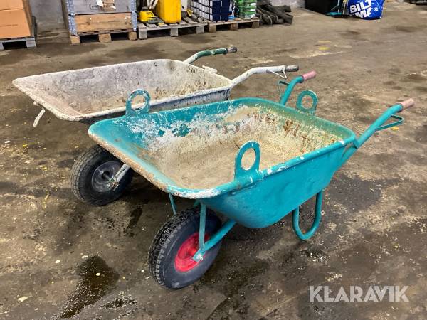 Murbrukskärra/skottkärra Hörby/Trönninge 2 st