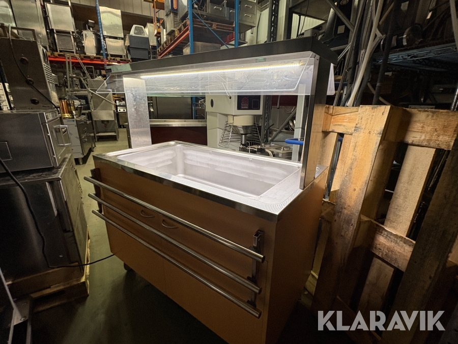 Serveringsvagn/ salladsbuffévagn Idesta