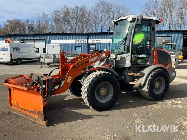 Hjullastare Weycor Atlas AR65e med 4st redskap