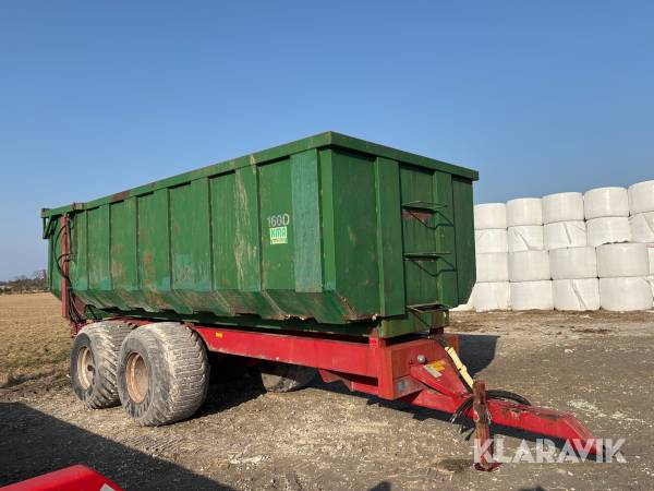 Dumpervagn KMA 160D 22m3
