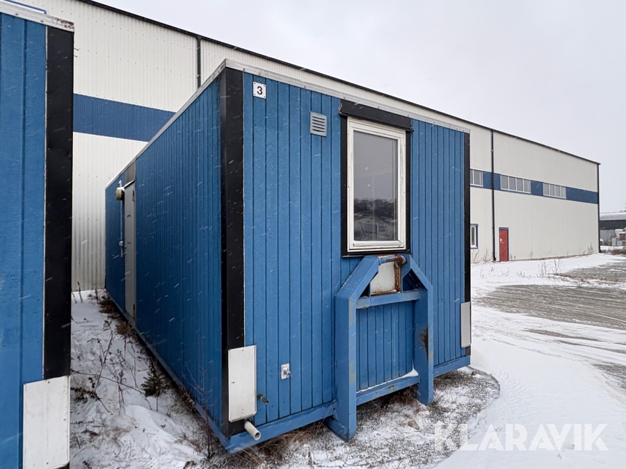 Personalvagn/ manskapbod på lastväxlarram