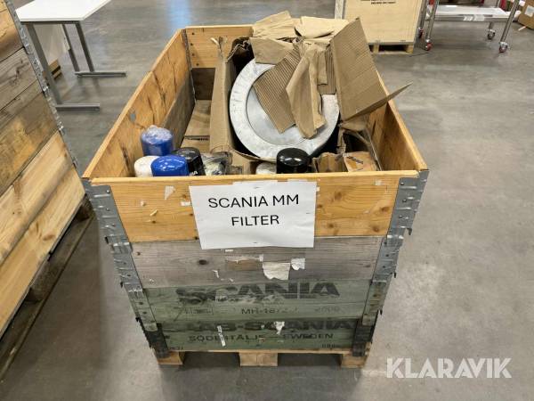 Pall med filter till Scania