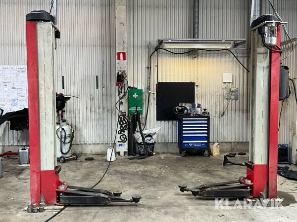 Tvåpelarlyft Werther international 254S/4 4000kg