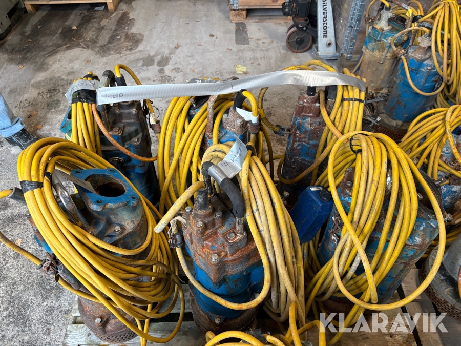 Dränkpump 6 st Tsurumi KTZ 33,7