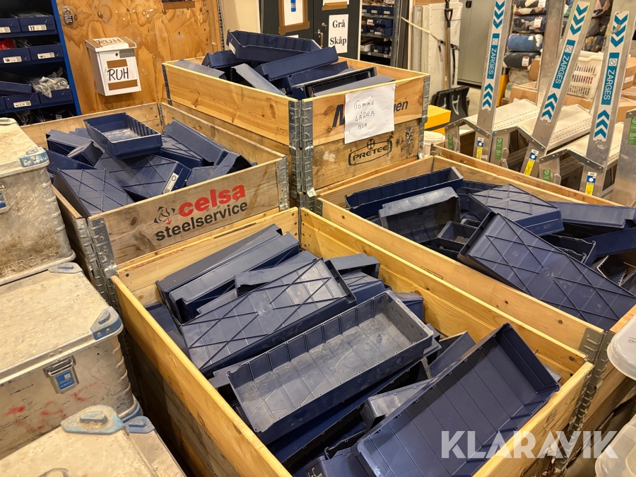 Plastlådor Sorteringslådor