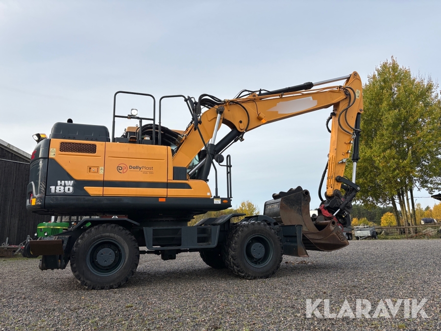 Grävmaskin Hyundai HW180 med skopor