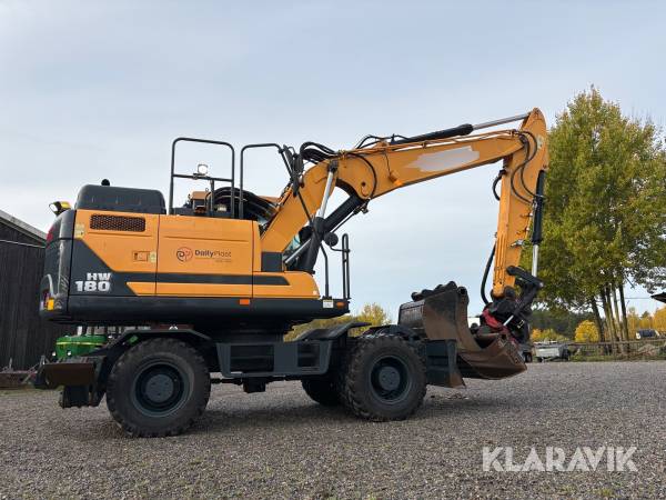 Grävmaskin Hyundai HW180 med skopor
