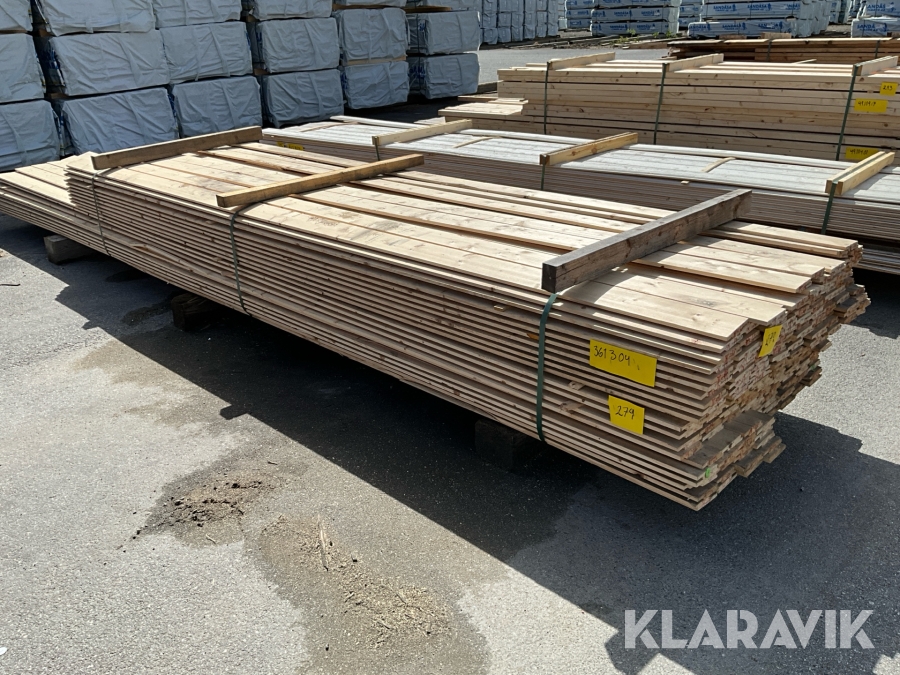 Virkespaket panel gran 22x120