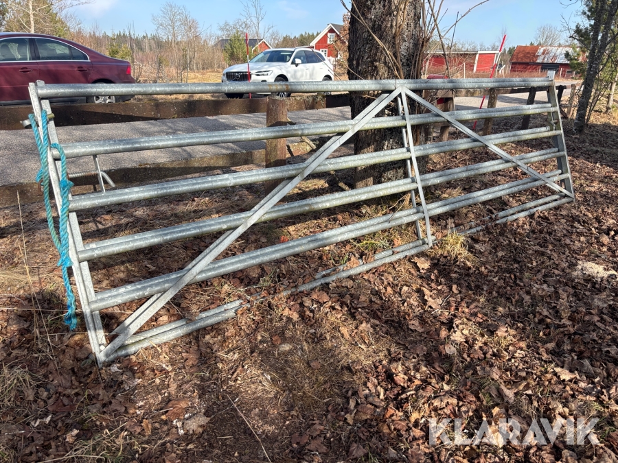 Gårdsgrind Kellfri galvade 2 st