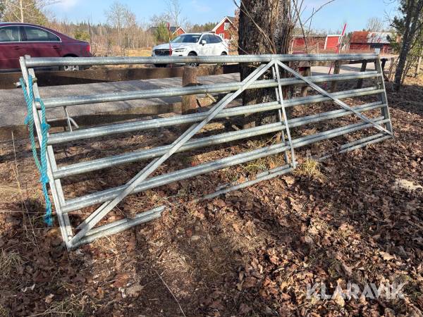 Gårdsgrind Kellfri galvade 2 st