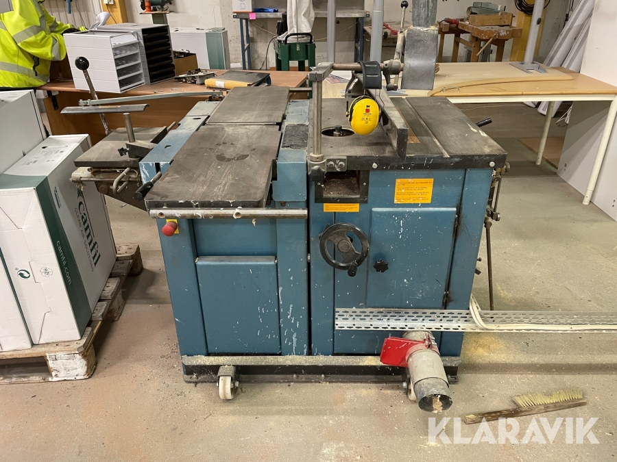 Kombisåg Luna Master W59 med klyvdel, fräsdel, rikt och planhyveldel samt borrchuck